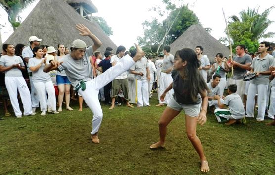 Capoeira in Serra da Barriga on Black Awareness Day 